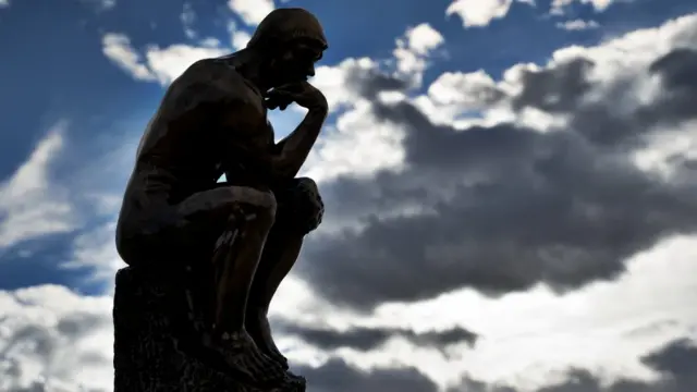 Escultura El pensador, de Auguste Rodin.