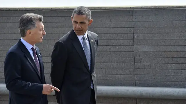 Mauricio Macri e Barack Obama