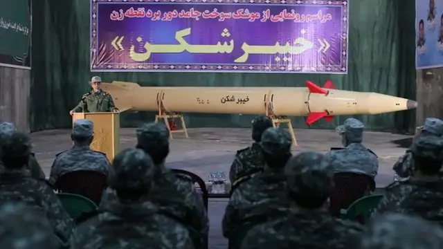مراسم رونمایی ازموشک سپاه