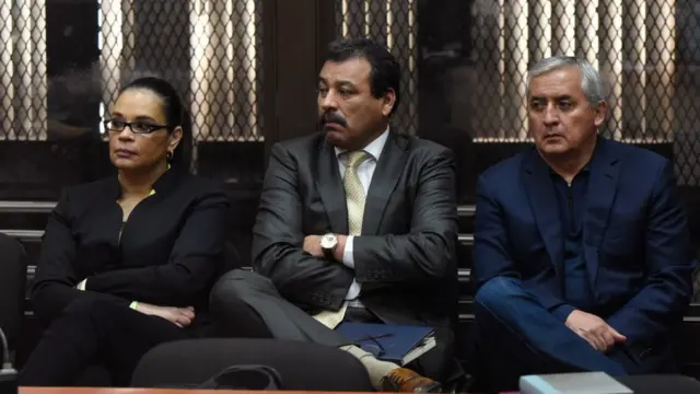 Отто Перес Моліна та Роксана Балдетті