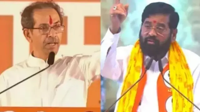 उद्धव ठाकरे एकनाथ शिंदे