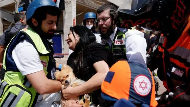 إسرائيليون مصابون جراء القصف الصاروخي