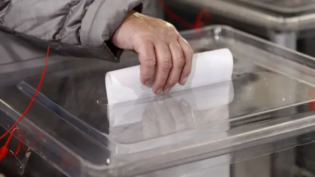 рука виборця