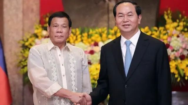 Rodrigo Duterte và Trần Đại Quang