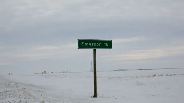 علامة بلدة إيمرسون في مانيتوبا