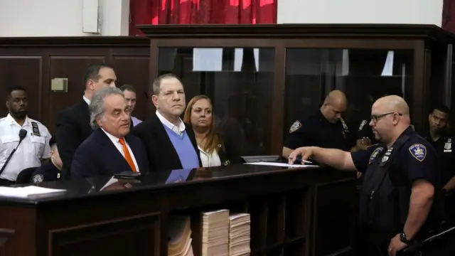 Harvey Weinstein n'ụlọikpe n'afọ 2018