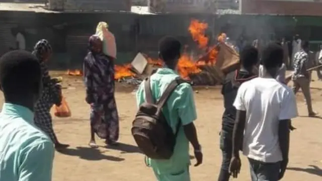 Masu zanga-zanga a Sudan