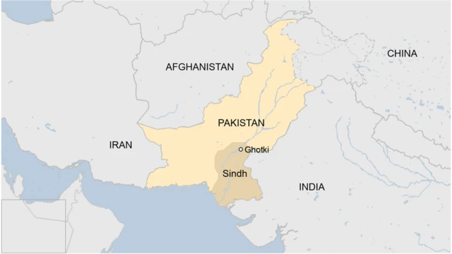 Map of Pakistan
