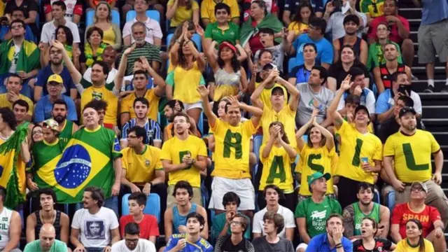 Torcida brasileira na Rio 2016