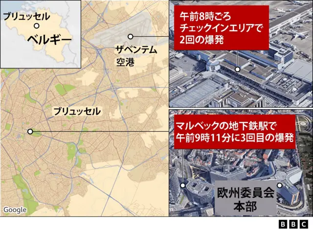 ブリュッセルの連続攻撃