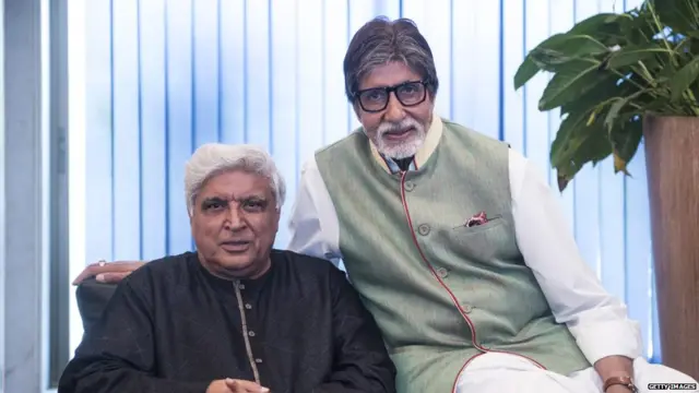 जावेद अख़्तर के साथ अमिताभ बच्चन