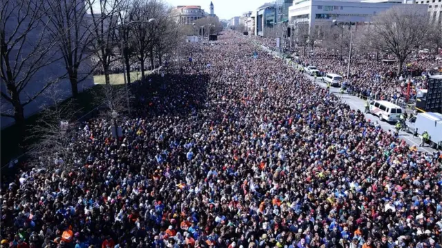 Marcha en Washington, Estados Unidos.
