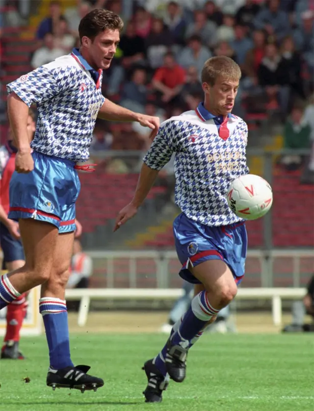 Walters jugando con el Crewe Alexandra en 1993.