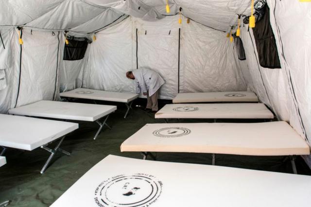 Un hospital de campaña en Costa Rica