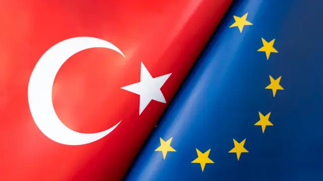 AB ve Türkiye bayrağı