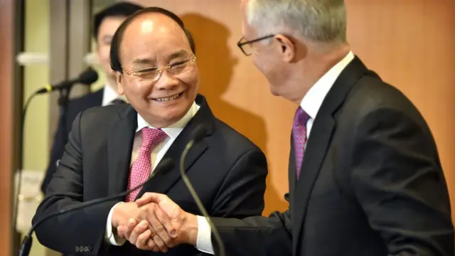 Nguyễn Xuân Phúc và Malcolm Turnbull