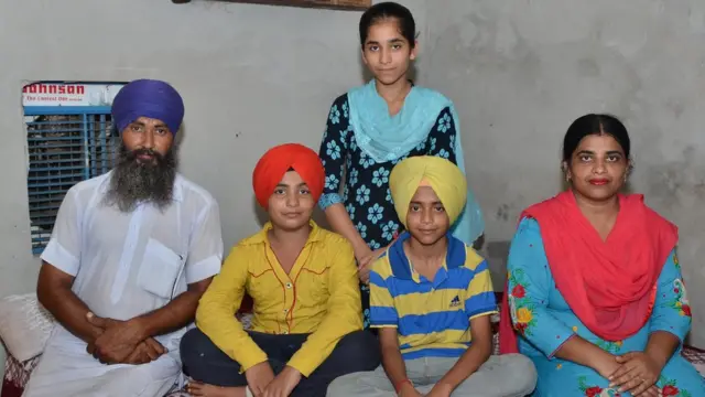 گرمیت سنگھ کا خاندان