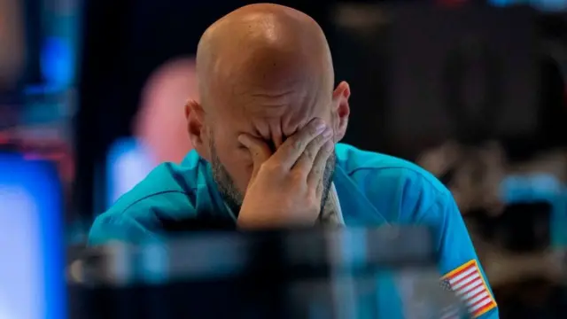 Négociant en bourse à Wall Street.