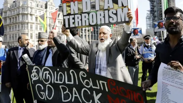 વિરોધ પ્રદર્સનની તસવીર