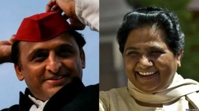 பாஜகவுக்கு எதிராக உத்தரப்பிரதேசத்தில் சமாஜ்வாதி - பகுஜன் சமாஜ் கூட்டணி