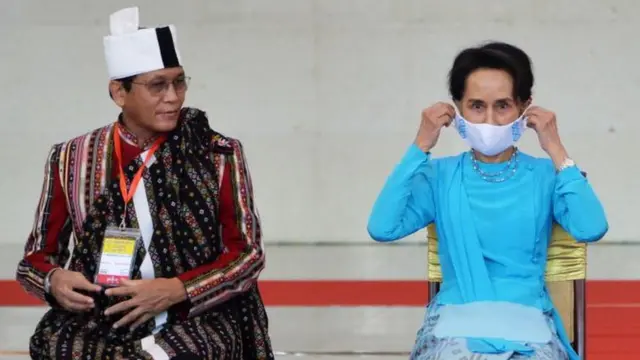၂၀၂၀ သြဂုတ်လတုန်းက နေပြည်တော်မှာ ကျင်းပတဲ့ ငြိမ်းချမ်းရေးညီလာခံမှာ။