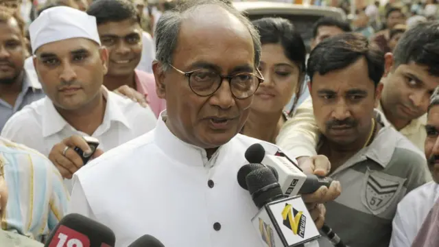 કોંગ્રેસી નેતા દિગ્વિજયસિંહની તસવીર