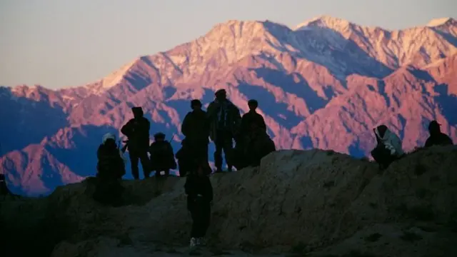 1996માં પંજશીર ખીણ અને કાબુલ વચ્ચે અહમદ શાહ મસૂદના મુજાહિદ્દીન