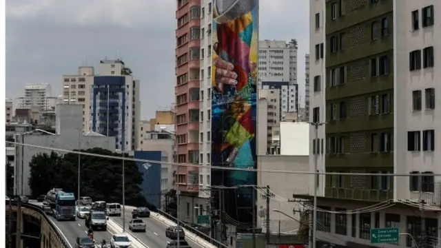 Vista aérea do minhocão,bet houseSão Paulo