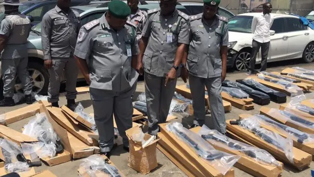 Bindigogin da kwastam ta kwace