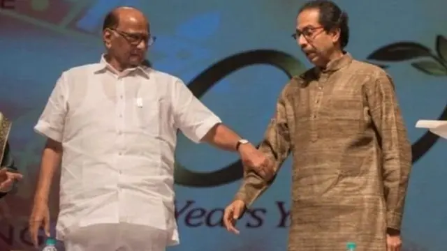 शरद पवार - उद्धव ठाकरे