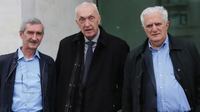 Gürcüstanın koronavirusa cavab strategiyasının "üç muşketyoru": (soldan sağa) Paata İmnadze, Tenqiz Tsertsevadze və Amiran Qamkrelidze.