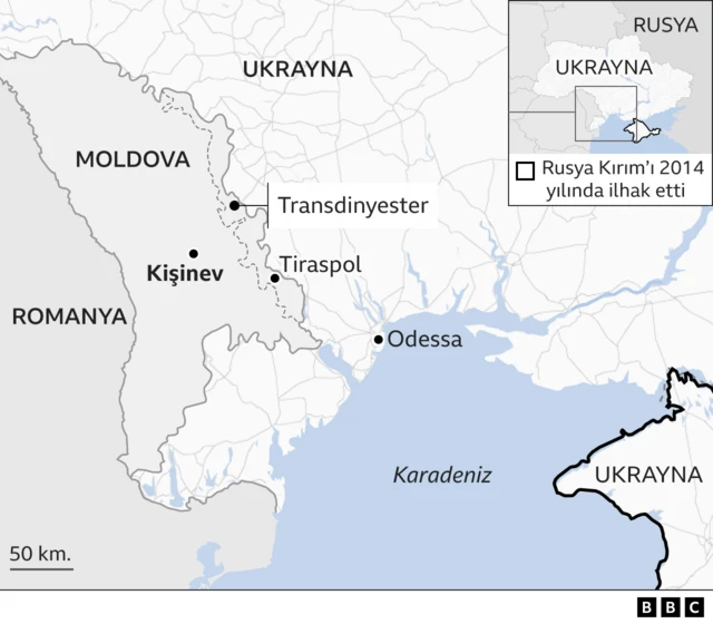 Transdinyester'in yerini gösteren harita