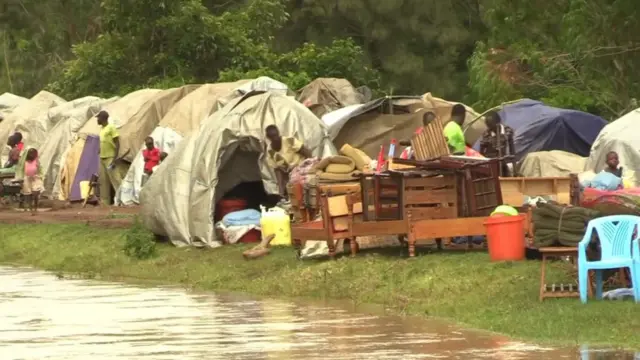 Baadhi ya watu karibu na ziwa Victoria wamelazimika kutafuta makazi ya muda