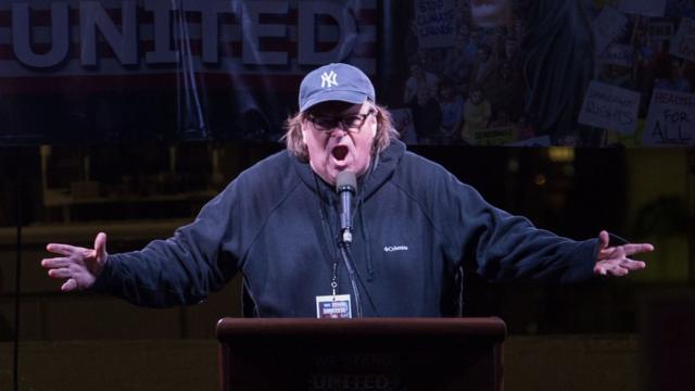 Michael Moore en Nueva york