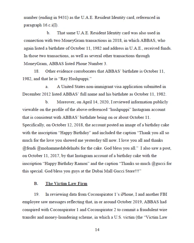 Andrew John Innocenti Affidavit