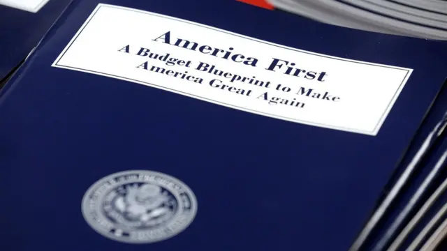 El proyecto presupuestal para el año fiscal 2018 se titula "Estados Unidos primero".