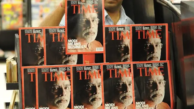 વર્ષ 2012માં 'ટાઇમ' મૅગેઝિને તેના કવર પર લખ્યું હતું, 'મોદીનો અર્થ છે બિઝનેસ'