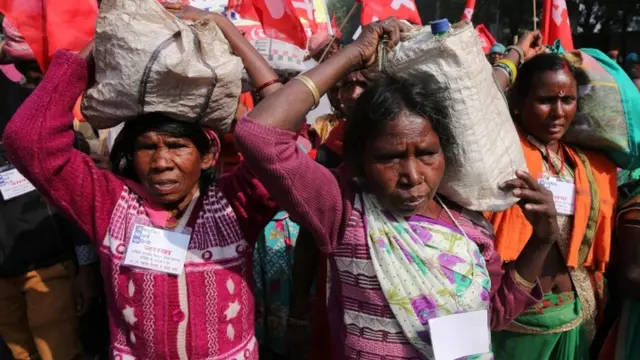 भारतमा किसानको विरोध प्रदर्शन