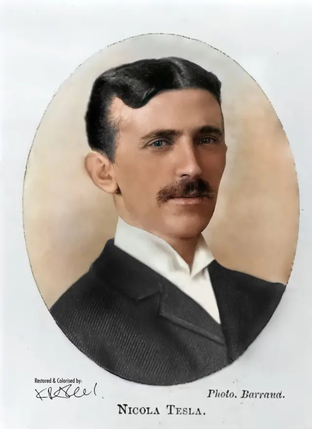 Nikola Tesla 1885.