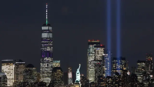 নিউ ইয়র্ক: ৯/১১ স্মরণে আলো দিয়ে শ্রদ্ধা জানানো হয় প্রতি বছর।