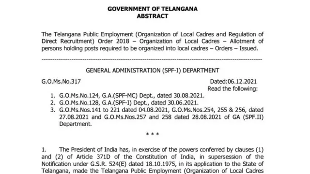 జీఓ 317 జారీ