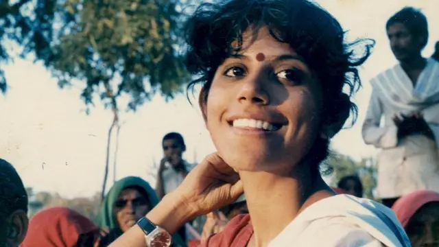 Bela Bhatia in the 1980s