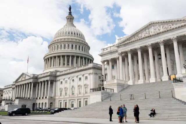 Edificio del capitolio en Washington
