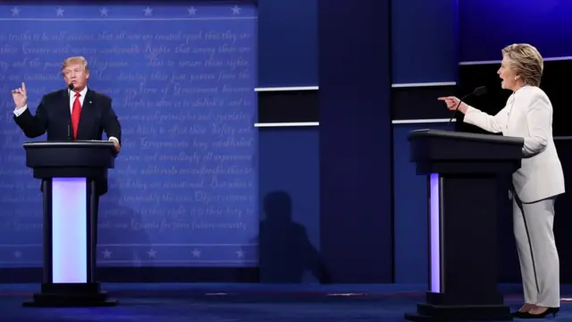 امریکہ، ہلیری، ٹرمپ