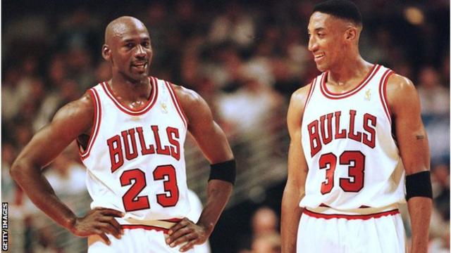 Michael Jordan and Scottie Pippen, 1997