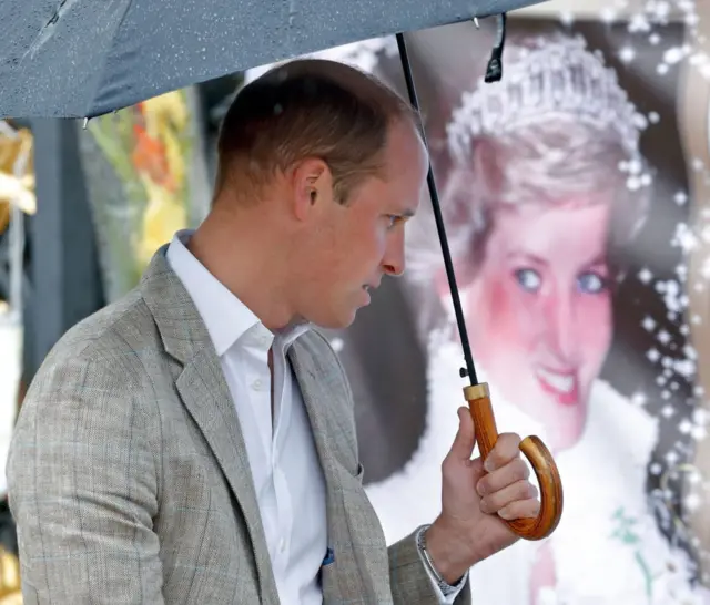 Pangeran William, Putri Diana