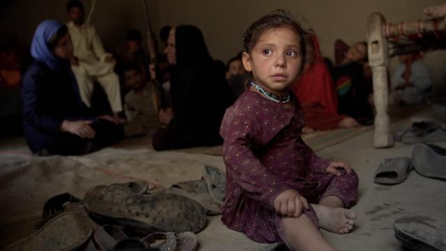 Маленькая девочка в Афганистане