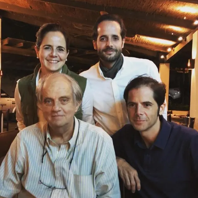 La familia Lyon, descendientes directos de William Le Lacheur (Foto: cortesía de George Lyon)