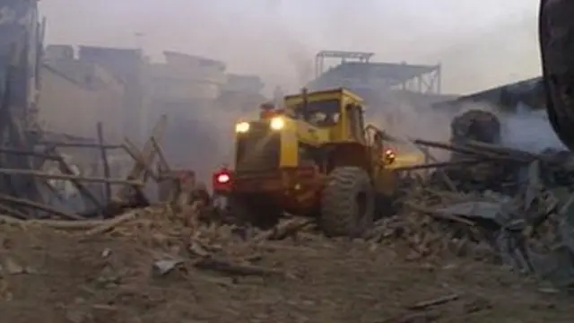 تخریب حسینیه دراویش در بروجرد