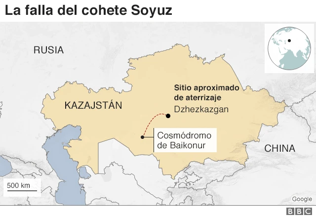 mapa de la zona del incidente